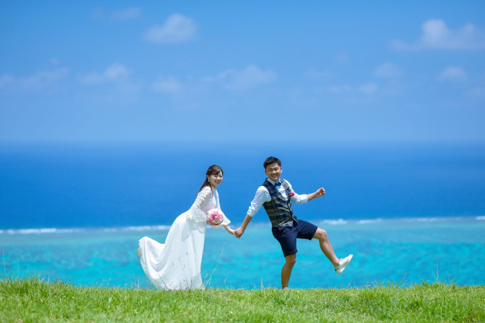 【レポ#22】雨→日時変更で快晴に♡ R&S様は挙式前の前撮りフォト