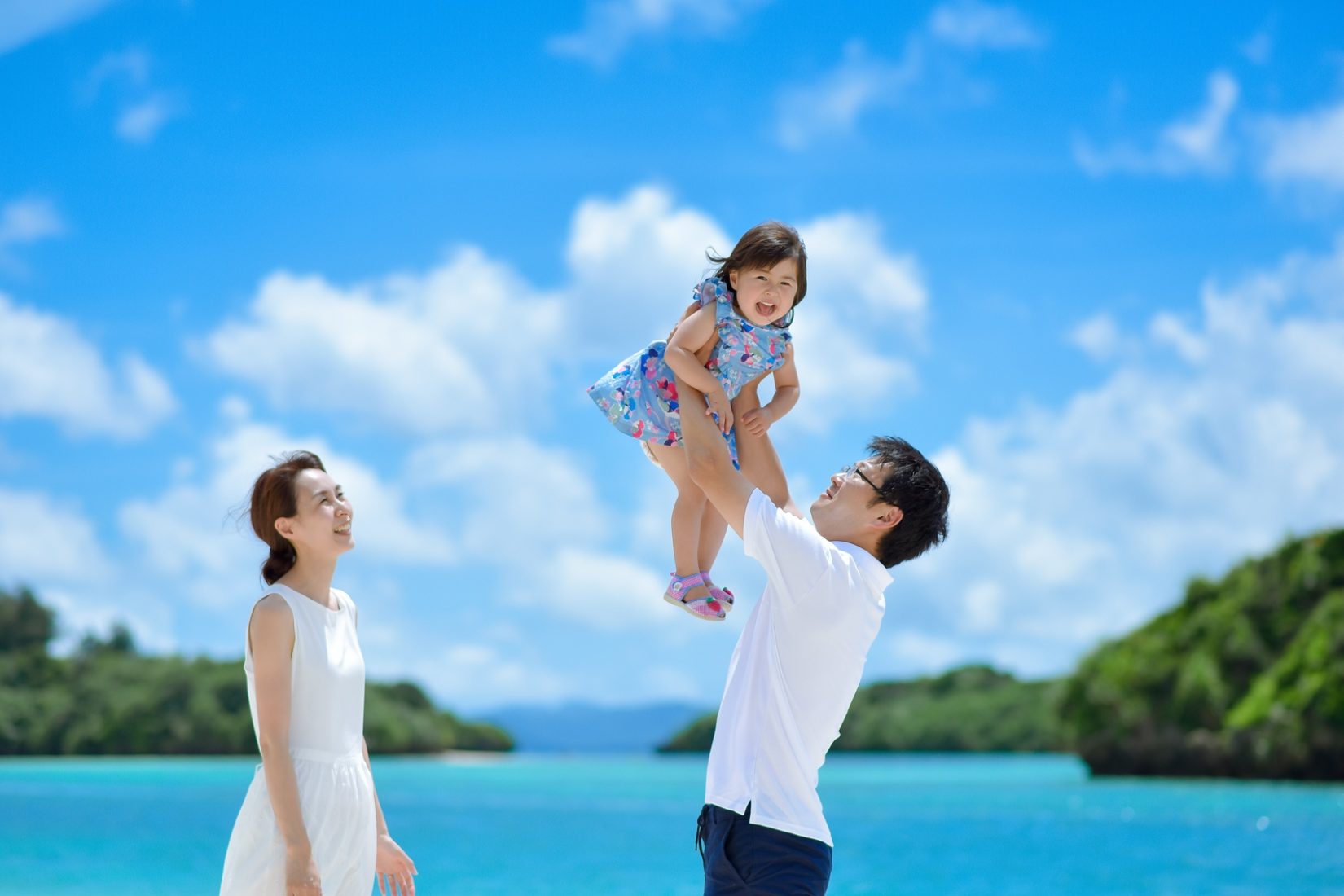 【レポ#24】結婚式をあげた石垣島で♡ R様&Y様&Tちゃんの家族フォト @川平湾