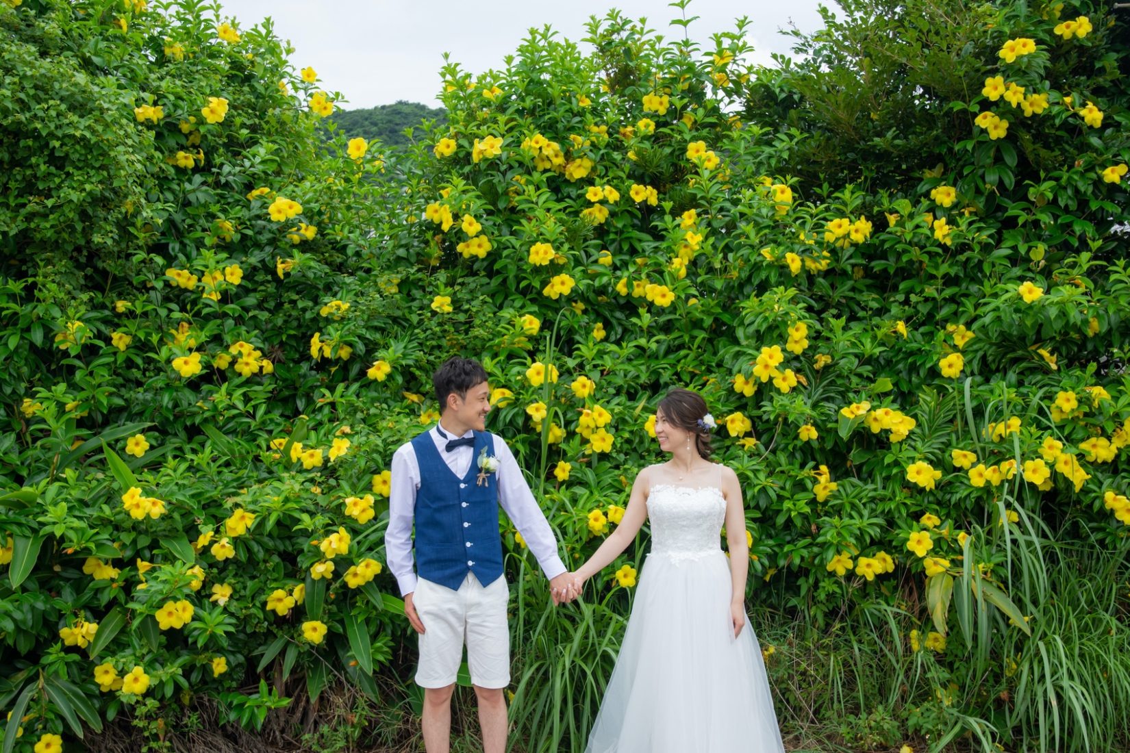 【レポ#26】J&M様の３ロケーションフォトは崎枝ビーチ＆海に抜ける道＆サンセットフォト♡