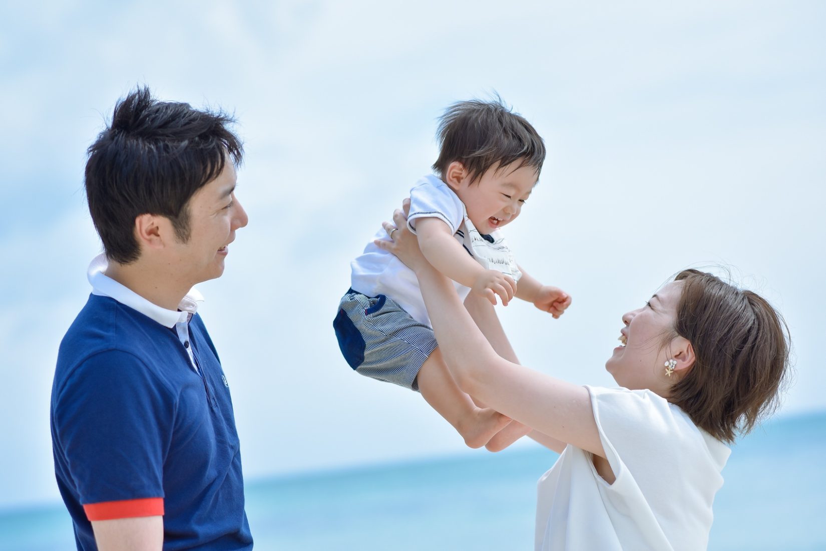 【レポ#33】T様＆A様＆Kくんの家族写真 @川平タバガービーチ