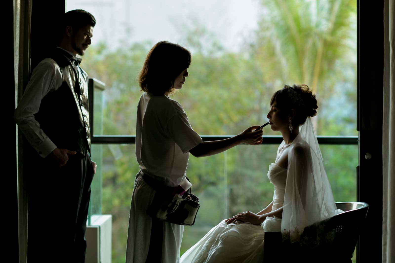 仕上げのリップシーン