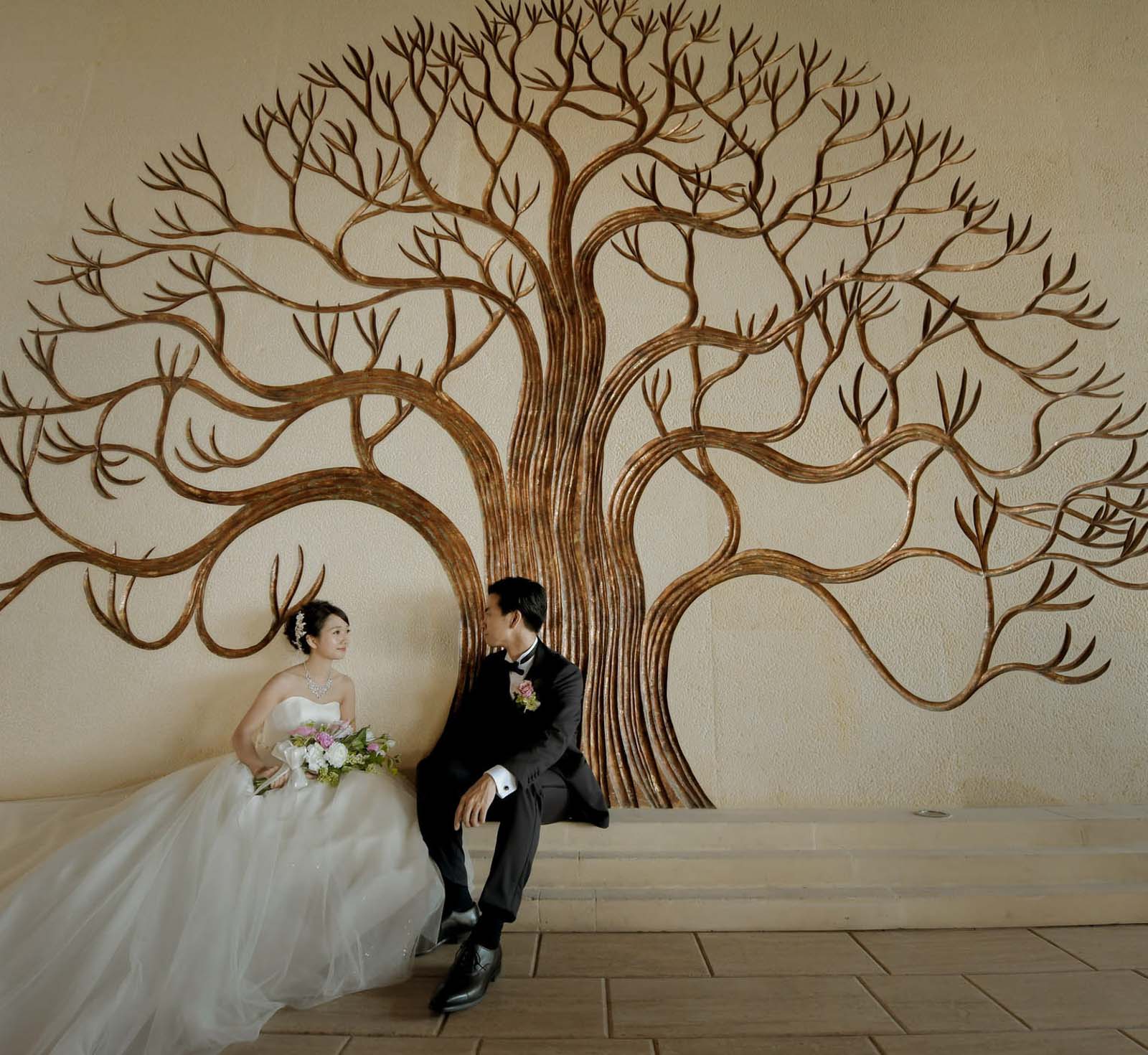 リッツ・カールトンバリのウォールアート