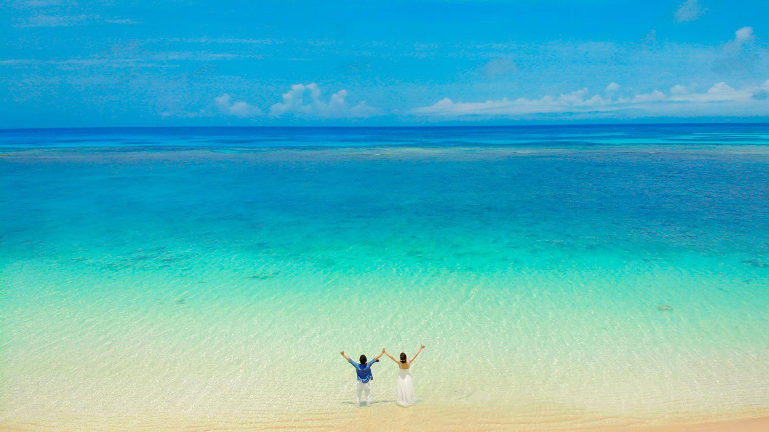 波照間ブルーの海