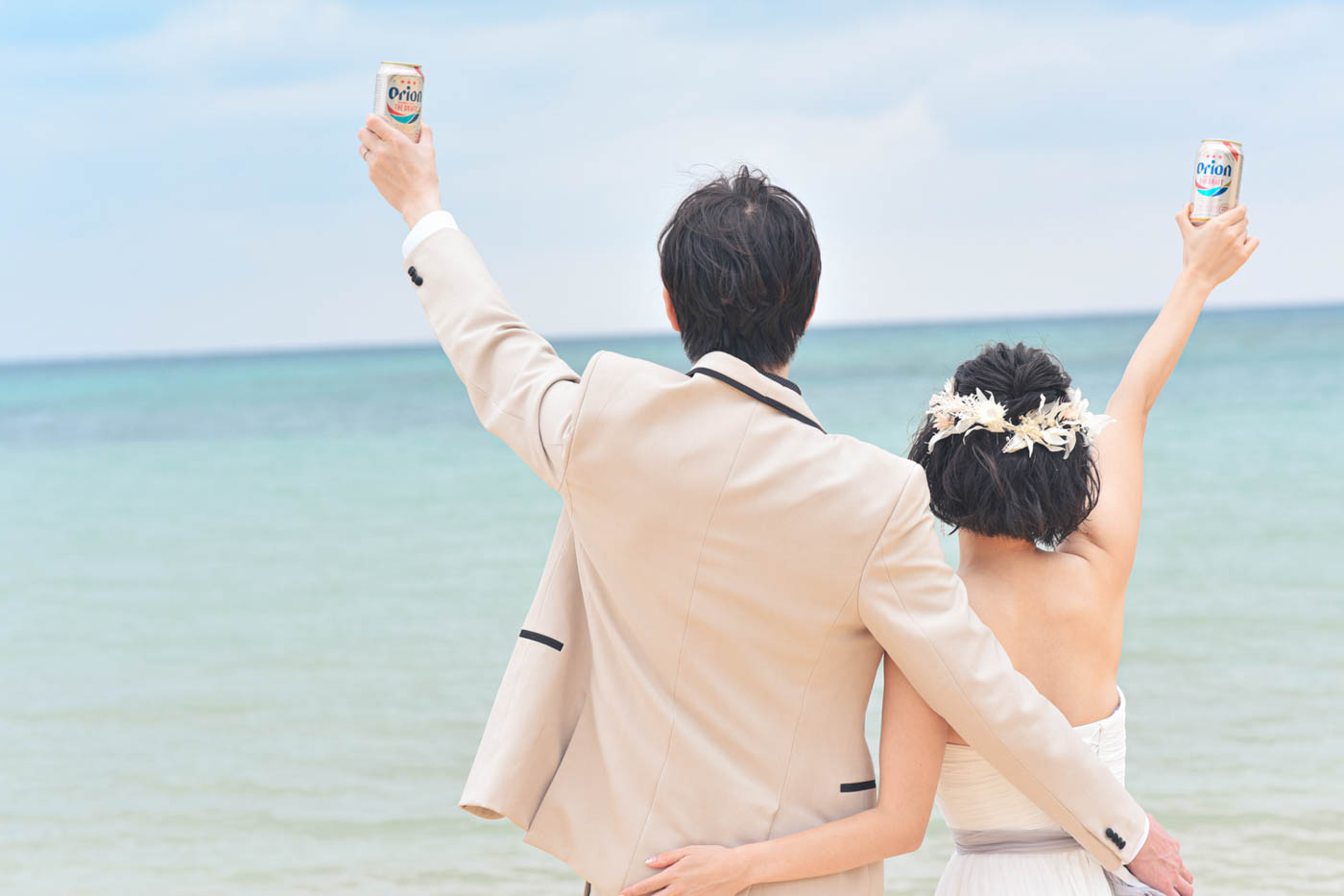 オリオンビールと一緒に一枚