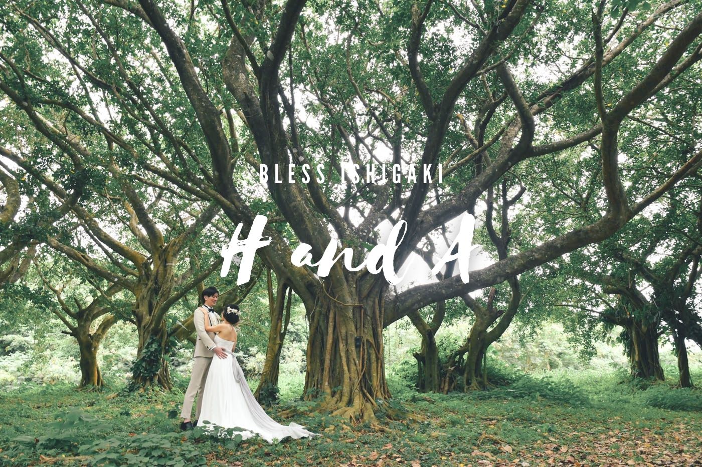 初日に空港からそのまま前撮りへ！H&A様