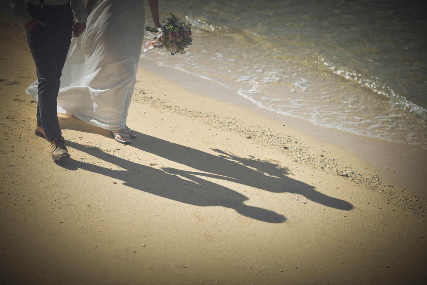 前撮りポーズ 影フォト