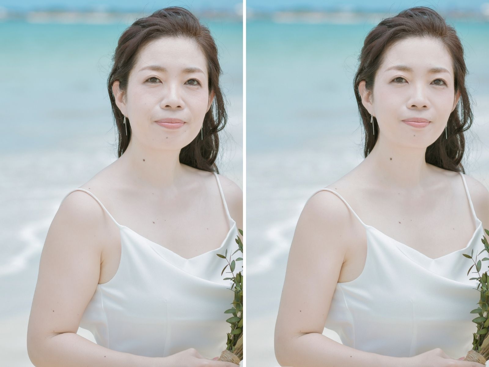 花嫁さんの写真レタッチサービス サンプル