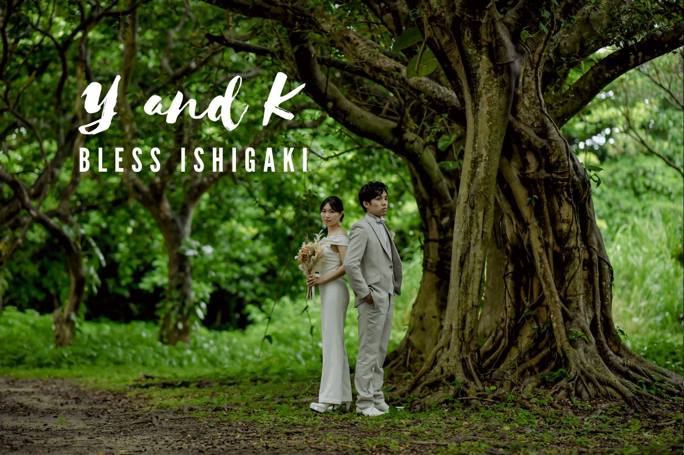 北海道からお越しのY&K様、お姉さん夫婦と一緒にフォトウェディング